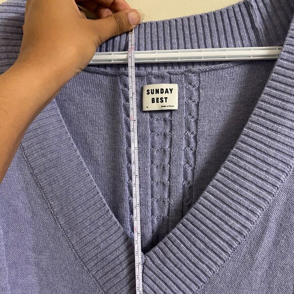 Sunday Best Light Purple Sweater Vest (BNWT) - Picture 12 of 15